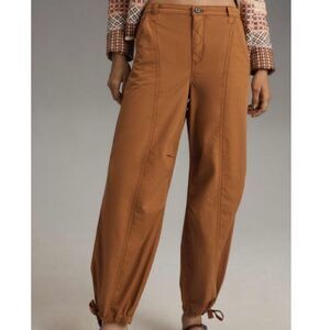 Anthropologie Pilcro Brown Tactical Utility Pants NWT Size Medium Petite